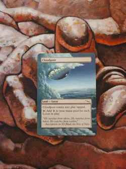 Magic the Gathering Cloudpost Hand Painted Unique Custom MTG Alter - Image 1