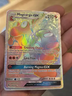 Pokemon Magcargo GX SM-Lost Thunder Secret Rare 218/214 Holo 210 HP English - Image 2