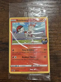 Scorbunny On The Ball 004/005 Exclusive Futsal Promo Pokemon Sealed US SELLER - Image 1