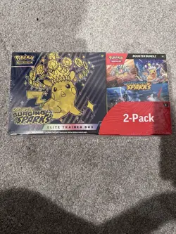Pokemon Scarlet & Violet Surging Sparks Elite Trainer Box Pikachu English - Image 2