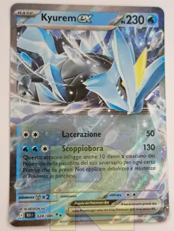 Kyurem EX ® Luce Nera BLK 028/086 ® Rara Holo Foil ® Pokemon ® Italiano - Image 1