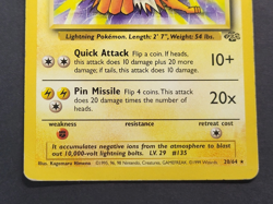 Jungle Pokemon TCG Jolteon 20/64 Rare Regular MP/HP - Image 5