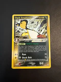 Pokemon Dark Ampharos 2/109Reverse Holo EX Team Rocket Returns - Image 1
