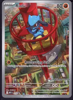 Riolu - (Pokemon Center Exclusive) Mega Evolution Promo 010 NM UNSEALED - Image 1