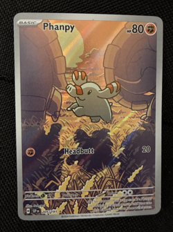 Phanpy Full Art, Pokemon Near Mint, Surging Sparks, Illustration Rare, 205/191 - Image 2