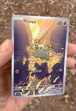 Phanpy Full Art, Pokemon Near Mint, Surging Sparks, Illustration Rare, 205/191 - Image 3