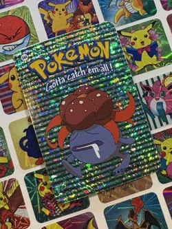Pokemon Charizard Vintage Pocket Monsters Vending HOLO Prism Sticker 99 Nintendo - Image 1
