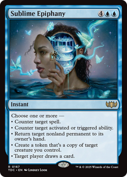 Sublime Epiphany #167 | NM | Tarkir: Dragonstorm Commander TDC | Magic MTG - Image 1