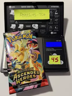 (HEAVY)🔥 22.60g Pokemon TCG Ascended Heroes Booster Pack Factory Sealed✅ - Image 1