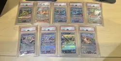 Eeveelution ex RR Sequential Set 2024 Pokemon Japanese Sv8A-Terastal Fest PSA - Image 1