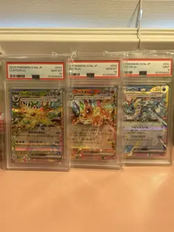 Eeveelution ex RR Sequential Set 2024 Pokemon Japanese Sv8A-Terastal Fest PSA - Image 2