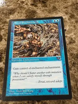 STEAL ENCHANTMENT Magic the Gathering MTG Tempest LP - Image 1