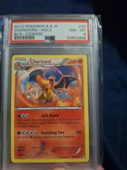 2012 Pokemon B & W Charizard #20 - Holo Boundaries Crossed PSA 8 NM-MT - Image 1