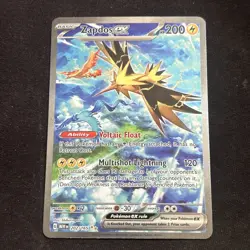 Pokemon Zapdos ex 202/165 Sv: Scarlet & Violet 151 Holo NM - Image 1