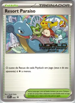 Paradise Resort - 2023 World Championships PORTUGUESE Promo SVP 045 NM Pokemon - Image 1