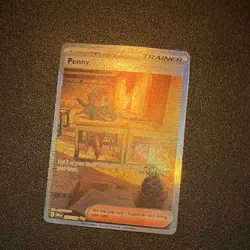 Pokemon Penny Trainer Supporter Full Art Special Illustration Rare 252/198 Holo - Image 1