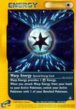 1x Warp Energy - 147/147 - Uncommon - Reverse Holo Heavily Played Pokemon G2 - A - Image 1
