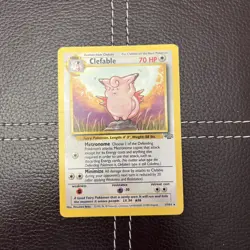 Pokemon TCG - Clefable - 17/64 - Jungle - LP Unlimited Rare (1999) - Image 1