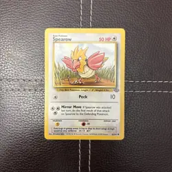 Pokemon TCG - Spearow - 62/64 - Jungle - NM Unlimited Common (1999) - Image 1