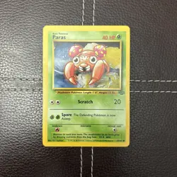 Pokemon TCG - Paras - 59/64 - Jungle - NM Unlimited Common (1999) - Image 1