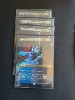 x1 Glimpse the Unthinkable (Borderless) Foil 378 R Double Masters - Image 1