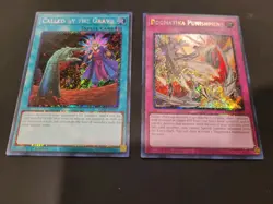 Called By The Grave & Dogmatika Punishment Platinum Secret Rare Yugioh Card - Image 1