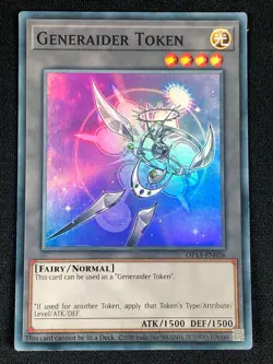 YUGIOH GENERAIDER TOKEN OP13-EN026 SUPER (NM) - Image 1