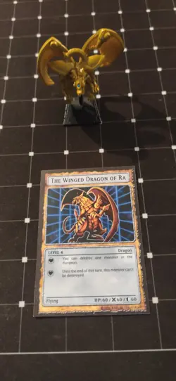 Dungeon Dice Monsters Yugioh Custom Winged dragon of Ra - Image 1