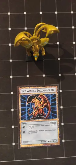 Dungeon Dice Monsters Yugioh Custom Winged dragon of Ra - Image 2