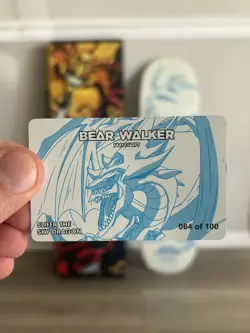 Bear Walker x Yu-Gi-Oh! Silfer the sky dragon blueprint Secret Rare 1/100 - Image 3