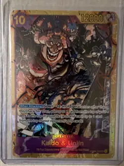 One Piece Kaido & Linlin OP08 OP08-119 Full Art Holo 10 Cost 12000 Power - Image 1