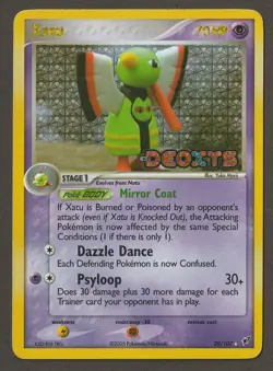 Pokemon Card - Xatu Deoxys 29/107 Rare Reverse Holo Stamped - Image 1
