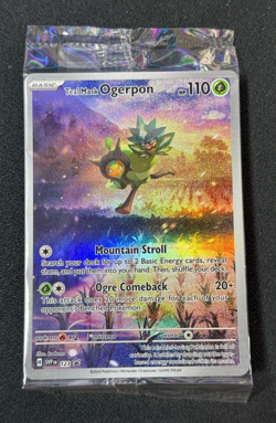 [SEALED] Teal Mask Ogerpon 123 Sv: Scarlet & Violet Promo Cards Holo - Image 1