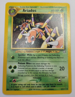 Pokemon TCG - 1x Ariados - Neo Genesis #27/111 - NM - Unlimited - Vintage - 2000 - Image 1