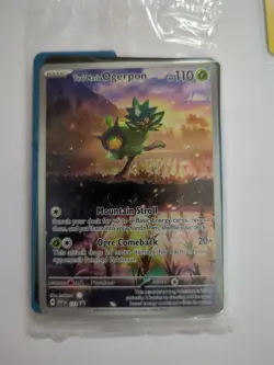 Teal Mask Ogerpon 123 Sv: Scarlet & Violet Promo Cards Holo Sealed - Image 1