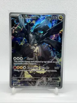 Pokemon N's Zekrom Promo Full Art Holo Card 130 HP Basic 2021 English 031 - Image 1