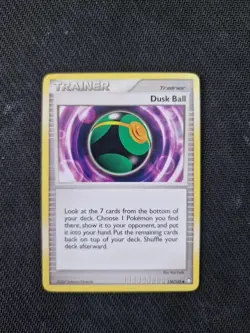 Dusk Ball Trainer - 110/123 - Uncommon - Mysterious Treasures - Pokemon Card- LP - Image 1