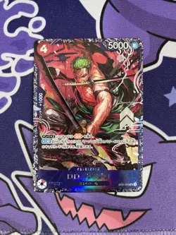 One Piece Card Game Roronoa Zoro SR ST21-015 Flagship Battle Promo Japan - Image 1