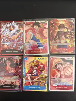 One Piece Luffy.D.Monkey Card Lot English - NM - Image 1