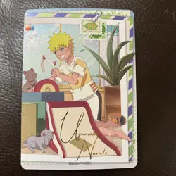 Naruto Uzumaki NRSA01-PU-006L4 Naruto Kayou Card Heavens Scroll NM English - Image 1
