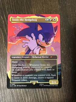 MTG - Sonic the Hedgehog - Extended Art Near Mint NM - Image 1