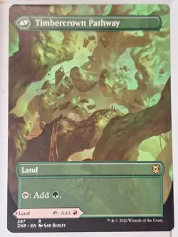 Cragcrown Pathway - Borderless - Zendikar Rising - Magic the Gathering MTG Nice! - Image 2