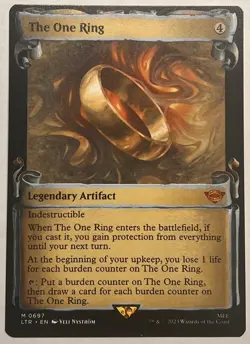MTG The One Ring (Showcase Scrolls) UB: the Lord of the Rings Regular MINT - Image 1