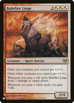 Balefire Liege - The List Light Play, English Magic the Gathering MTG The List - Image 1