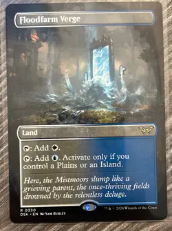 Floodfarm Verge (Borderless) Duskmourn: House of Horror Regular NM-M Unplayed - Image 1