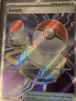 Pokemon TCG Mega Evolution Phantasmal Flames Holo Full Art Switch 123/094 - Image 2