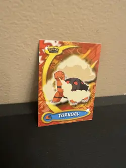 Torkoal #78 Pokemon 2004 Topps Advanced Challenge - Image 2