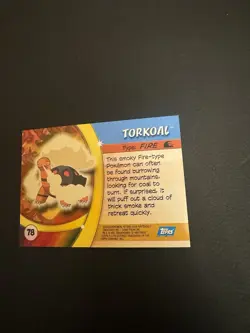 Torkoal #78 Pokemon 2004 Topps Advanced Challenge - Image 4