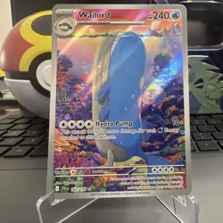 Pokemon Wailord 162/159 Journey Together Illustration Rare Holo English 2025 - Image 1