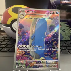 Pokemon Wailord 162/159 Journey Together Illustration Rare Holo English 2025 - Image 3